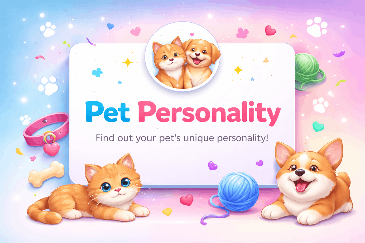 Pet Personality Card